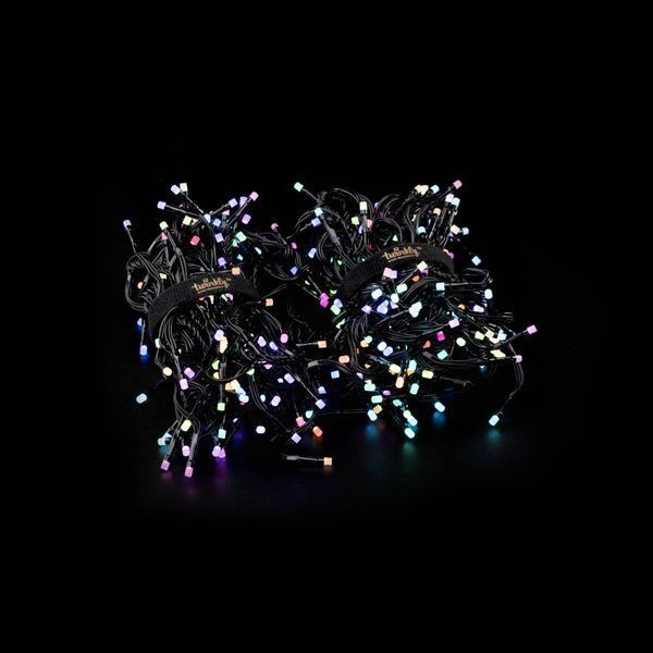 Smart LED Гірлянда Twinkly Cluster RGB, 400, Gen II, IP44 кабель чорний TWC400STP-BEU фото
