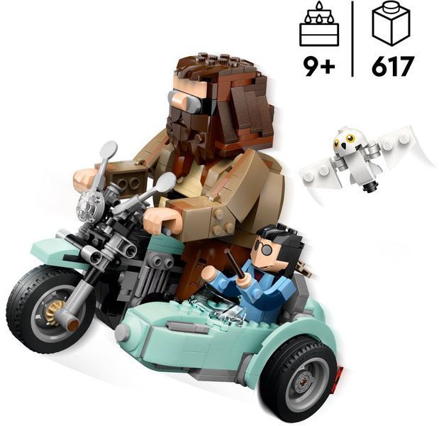 Конструктор LEGO Harry Potter Поездка Хагрида и Гарри на мотоцикле 617 элементов (76443)Конструктор LEGO Harry Potter Поездка Хагрида и Гарри на мотоцикле 617 элементов (76443) 76443 фото