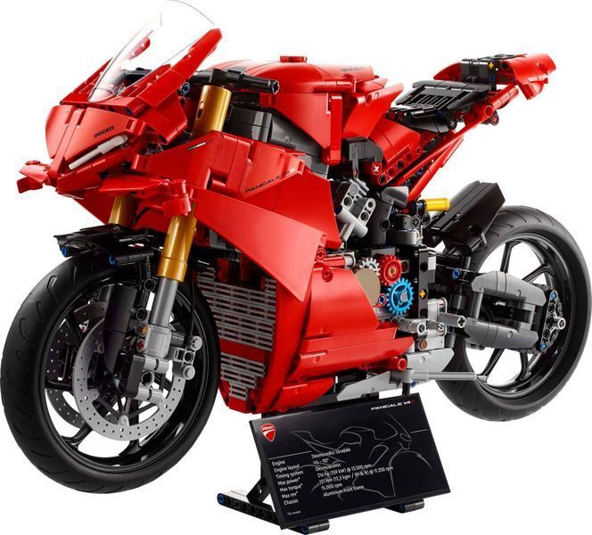 LEGO 42202 Technic Мотоцикл Ducati Panigale V4 S 42202 фото