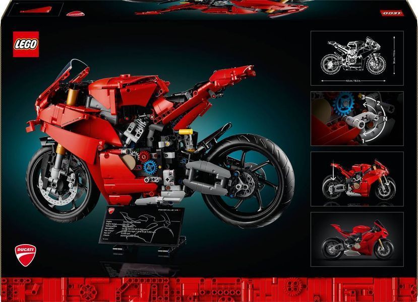 LEGO 42202 Technic Мотоцикл Ducati Panigale V4 S 42202 фото