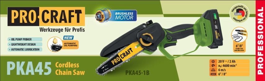 Акумуляторна міні пила Procraft PKA45 (1 акб) PC-030450 фото