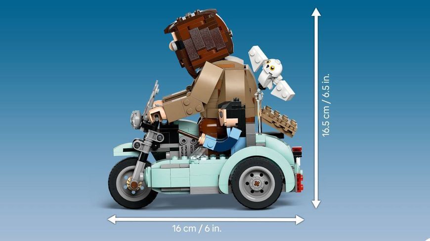 Конструктор LEGO Harry Potter Поездка Хагрида и Гарри на мотоцикле 617 элементов (76443)Конструктор LEGO Harry Potter Поездка Хагрида и Гарри на мотоцикле 617 элементов (76443) 76443 фото
