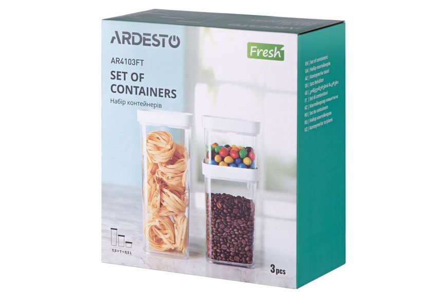 Набор контейнеров Ardesto Fresh 3шт (AR4103FT) AR4103FT фото