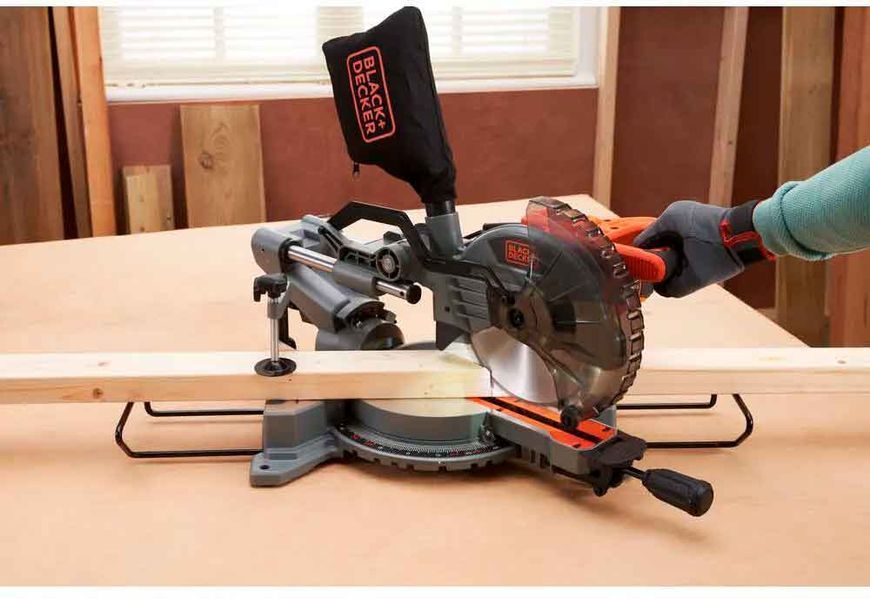 Пила торцювальна мережева BLACK+DECKER BES702 BES702 фото