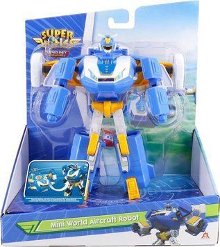 Ігрова фігурка-трансформер Super Wings Міні Повітряна База Робот EU760288 фото