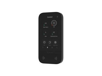 Клавиатура с сенсорным дисплеем Ajax KeyPad TouchScreen, jeweller, беспроводной, черный 34513 фото