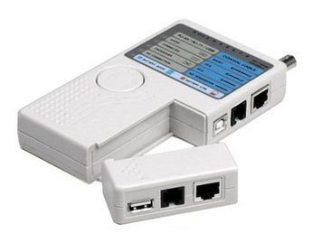 Тестер Network cable tester RX-1000, RJ12/RJ45/RG-58/USB RX-1000 фото