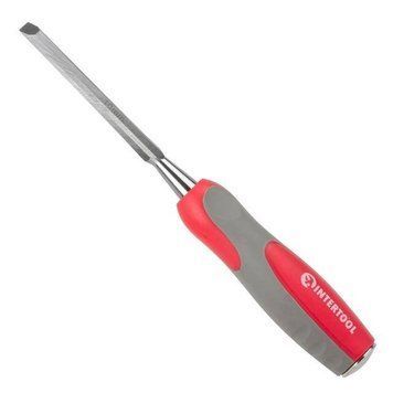 Стамеска 10мм, Cr-V, двухкомпонентная рукоятка INTERTOOL HT-3510 HT-3510 фото