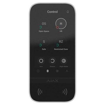 Клавіатура Ajax KeyPad TouchScreen (8EU) white 99-00015147 фото