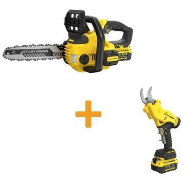 Пила ланцюгова акумуляторна STANLEY FATMAX SFMCCS630M1+SFMCPP32M1 SFMCCS630M1+SFMCPP32M1 фото
