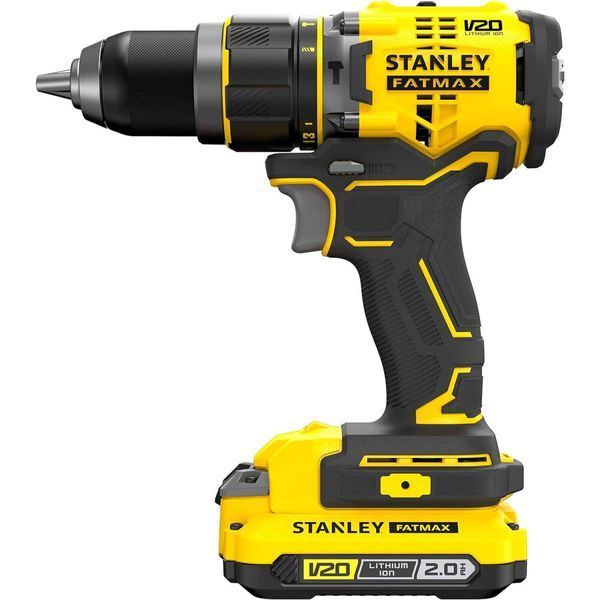 Дриль-шурупокрут ударний акумуляторний безщітковий STANLEY FATMAX SFMCD721D2K SFMCD721D2K фото