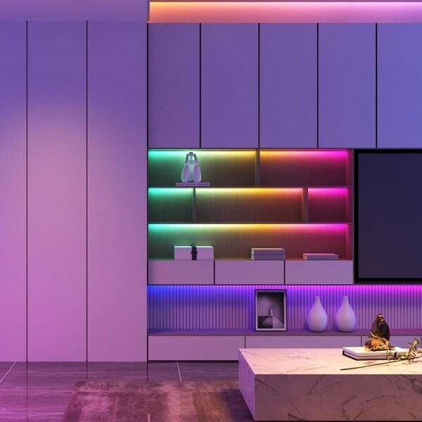 Стрічка світлодіодна розумна Govee H619С RGBIC Basic Wi-Fi + Bluetooth LED 10м, Білий (H619C3D1) H619C3D1 фото
