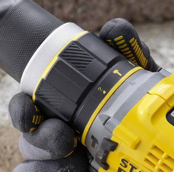 Дриль-шурупокрут ударний акумуляторний безщітковий STANLEY FATMAX SFMCD721D2K SFMCD721D2K фото