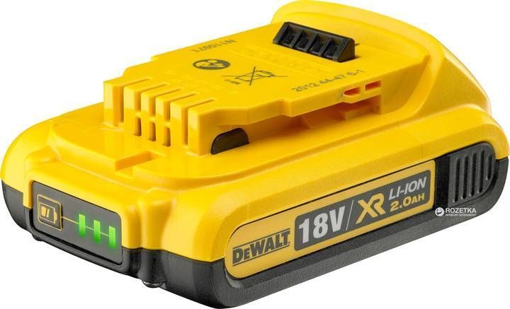 Аккумулятор DeWALT DCB183, 18 В, 2 А/ч DCB183 фото