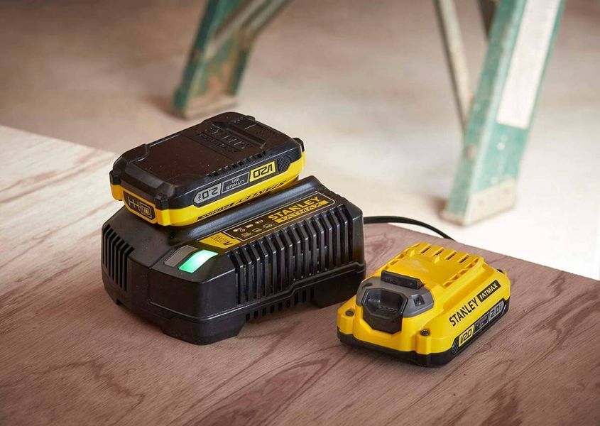 Дриль-шурупокрут ударний акумуляторний безщітковий STANLEY FATMAX SFMCD721D2K SFMCD721D2K фото
