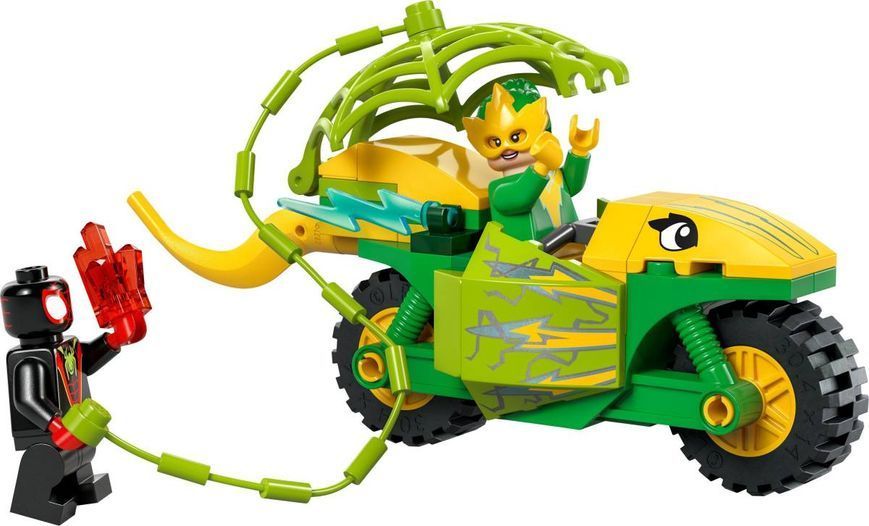 Конструктор LEGO Spidey Перегони на електромобілях з динозаврами 11198 фото