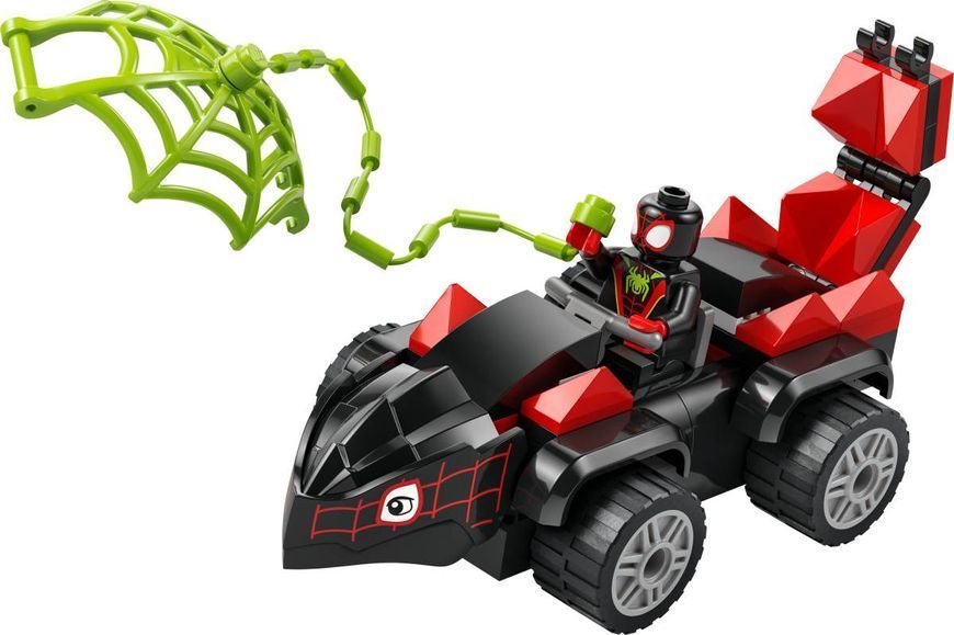 Конструктор LEGO Spidey Перегони на електромобілях з динозаврами 11198 фото