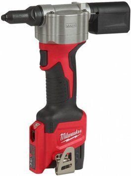 Заклепочник акумуляторний Milwaukee M12 BPRT-201X 12В АКБ 1x2А&middot;год ЗП C12C 2.4мм 3.2мм 4.0мм 4.8мм 2.1кг кейс 4933464405 фото