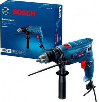 Дрель ударная Bosch Professional GSB 600, 600Вт (0.601.1A0.320) 0.601.1A0.320 фото