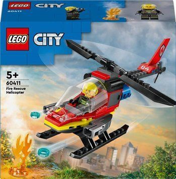 Конструктор LEGO City Пожежний рятувальний гелікоптер 60411 фото