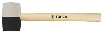 Topex 02A354 Киянка гумова 58 мм, 450 г, чорно-бiла гума 02A354 фото