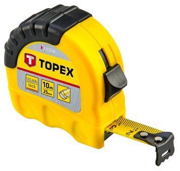 Topex 27C310 Рулетка, сталева стрiчка 10 м x 25 мм 27C310 фото