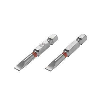 Комплект викруткових насадок SL5*50, 1/4", S2, уп. 2 од., STORM INTERTOOL VT-0229 VT-0229 фото