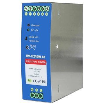 Блок живлення Ewind EW-PI240W-48 на DIN-рейку 240 Вт/48 В 99-10025839 фото