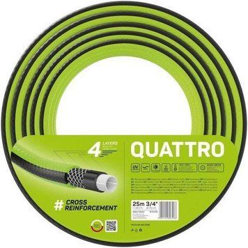 Шланг садовый Cellfast QUATTRO 3/4", 25м (10-075) 10-075 фото