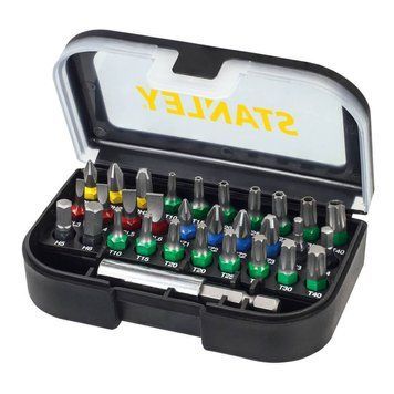 Набір Stanley Біт 30шт, магнітний тримач 60мм. STA60490 фото