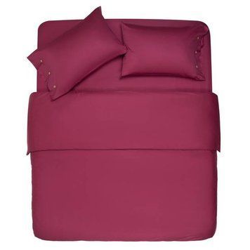 Простирадло Ardesto Mix&Match, 240x260см, 100% бавовна, сатин, ягідний (ART2426FSR) ART2426FSR фото