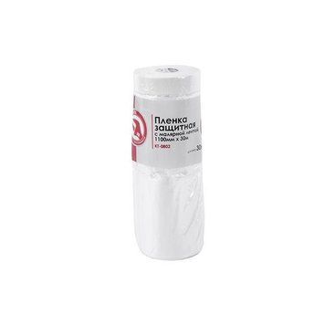 Плівка захисна з малярською стрічкою 1100 мм * 30 м INTERTOOL KT-0802 KT-0802 фото