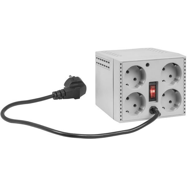 Стабілізатор напруги Defender AVR PX 2000 1000Вт, 4 розетки 99031 фото