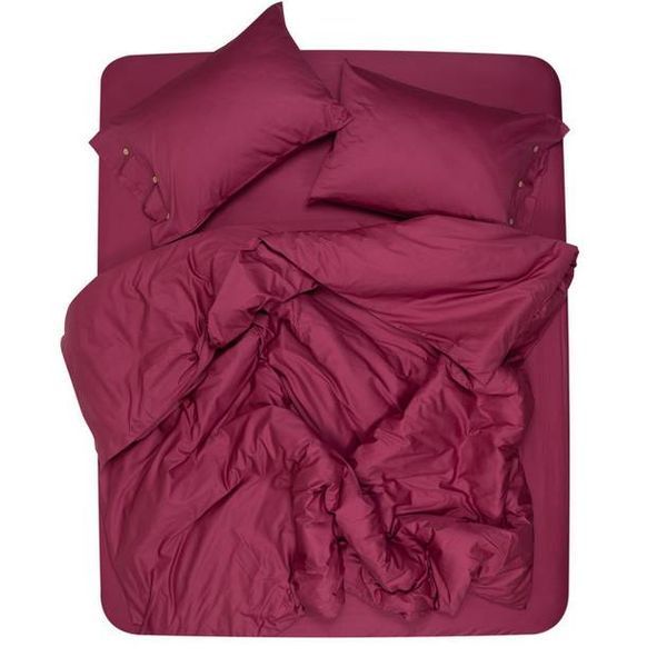 Простирадло Ardesto Mix&Match, 240x260см, 100% бавовна, сатин, ягідний (ART2426FSR) ART2426FSR фото