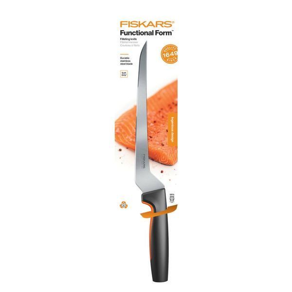 Ніж філейний Fiskars FF 22 см (1057540) 1057540 фото