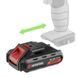 Акумулятор Li-Ion 18 В 2.0 А&middot;год для дриля-шурупокрута WT-0314/WT-0313/WT-0317 INTERTOOL WT-0312 WT-0312 фото 3