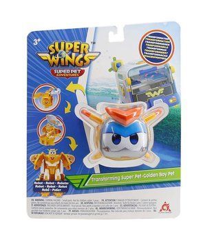 Игровая фигурка-трансформер Super Wings Золотой Мальчик любимец (Golden Boy pet) EU770644 фото