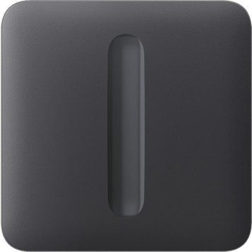 Кнопка для одноклавішного вимикача димера Ajax SoloButton Dimmer 1-gang 2-way for LightSwitch, Jeweler, бездротовий, graphite 000051259 фото