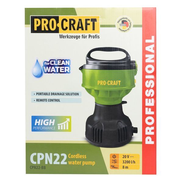 Акумуляторний насос Procraft CPN22 (без акб та зп) PC-030279 фото