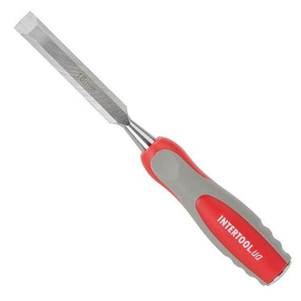 Стамеска 16мм, Cr-V, двухкомпонентная рукоятка INTERTOOL HT-3516 HT-3516 фото