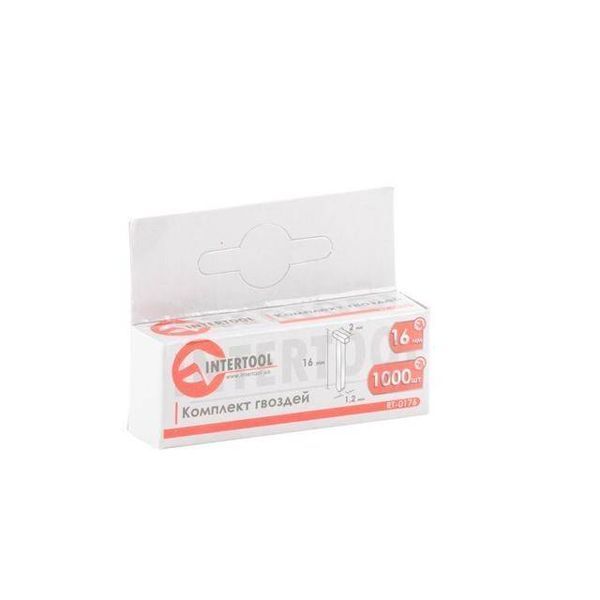 Гвоздь Intertool 16 мм (1000 шт.) (RT-0176) RT-0176 фото