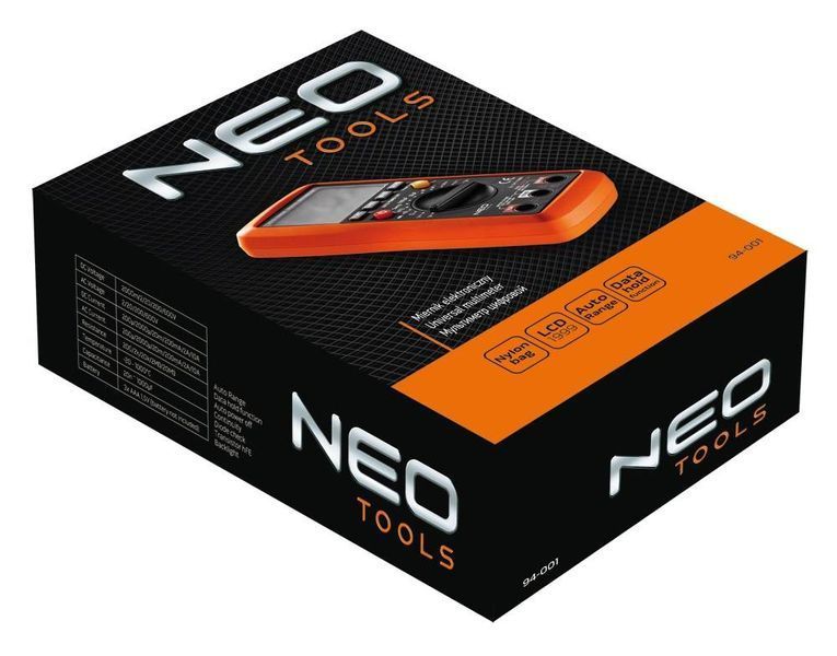 Мультиметр Neo Tools 94-001 94-001 фото