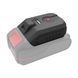 Адаптор для акумулятора Li-ion 20 В, USB 2A, LED ліхтар INTERTOOL WT-9300 WT-9300 фото 9