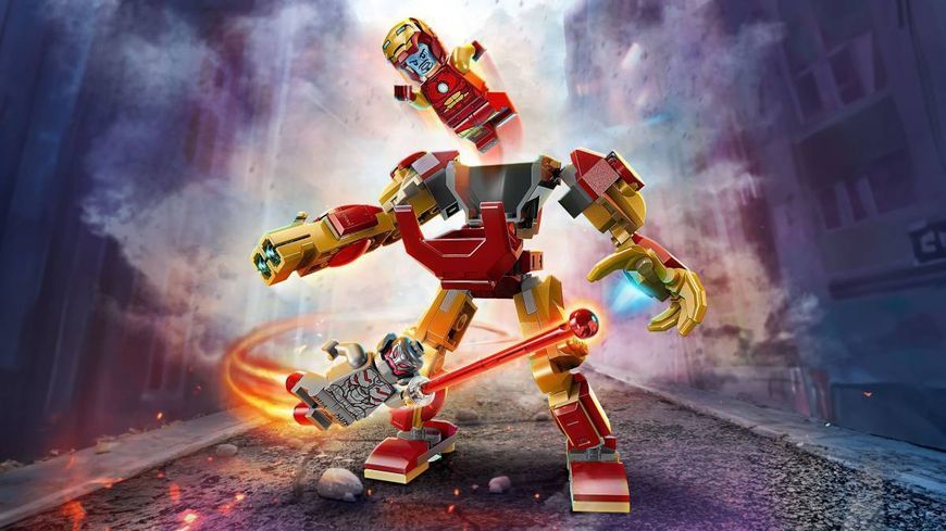 Конструктор LEGO Marvel Робот Залізної Людини проти Альтрона 101 деталь (76307) 76307 фото