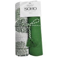 Кухонный текстиль SOHO Наб. марш. 40*60см хлопок 100% Tree 2шт. BS 65527C фото