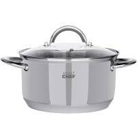 Каструля BRAVO CHEF 20 см (3.6 л) з кришкою (BC-2001-20) BC-2001-20 фото
