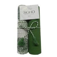 Кухонний текстиль SOHO Наб. руш. 40*60см бавовна 100% Tree 2шт. BS 65527C фото