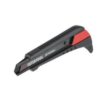 Ніж сегментний для лінолеуму 18 мм, металева напрямна, Storm INTERTOOL HT-0538 HT-0538 фото