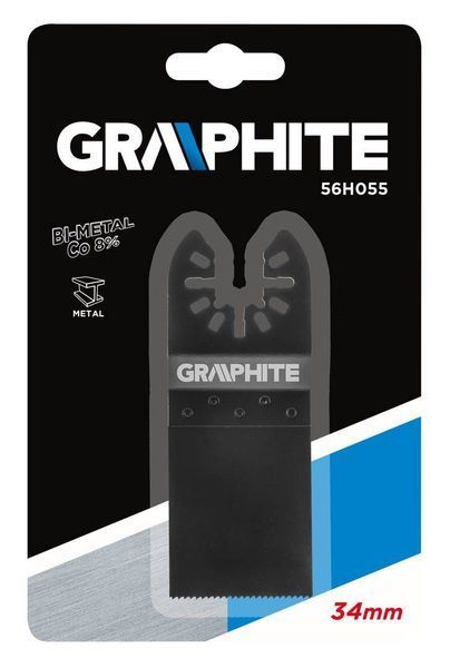 Полотно пиляльне занурювальне Graphite по металлу (56H055) 56H055 фото