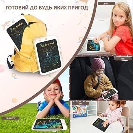 Детский планшет для рисования Beiens Единорог 10" (мультиколор) белый (К1009white) 7108 фото